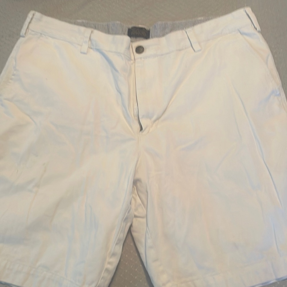 White mens shorts